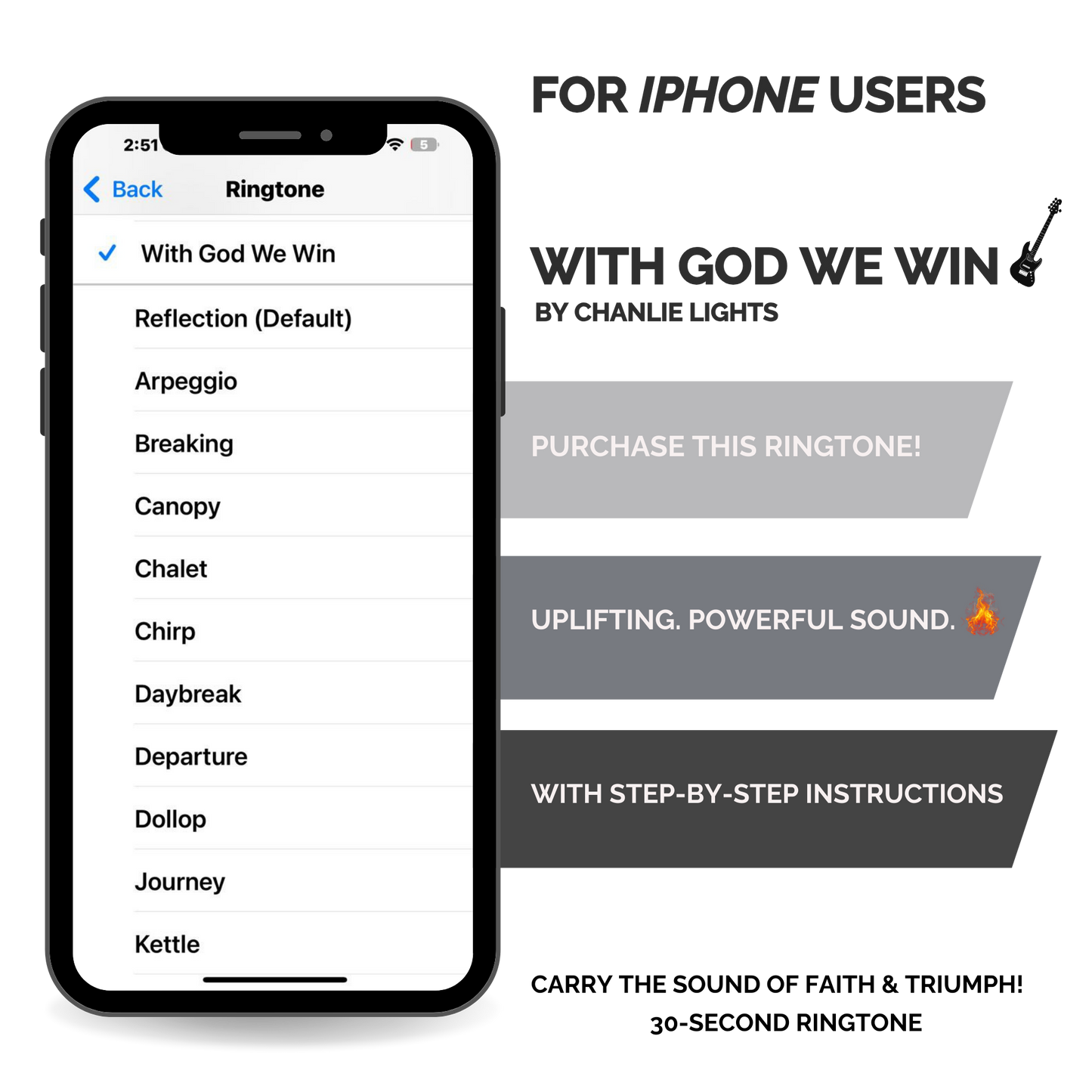 WITH GOD WE WIN – Instrumental Ringtone (For iPhone Users)