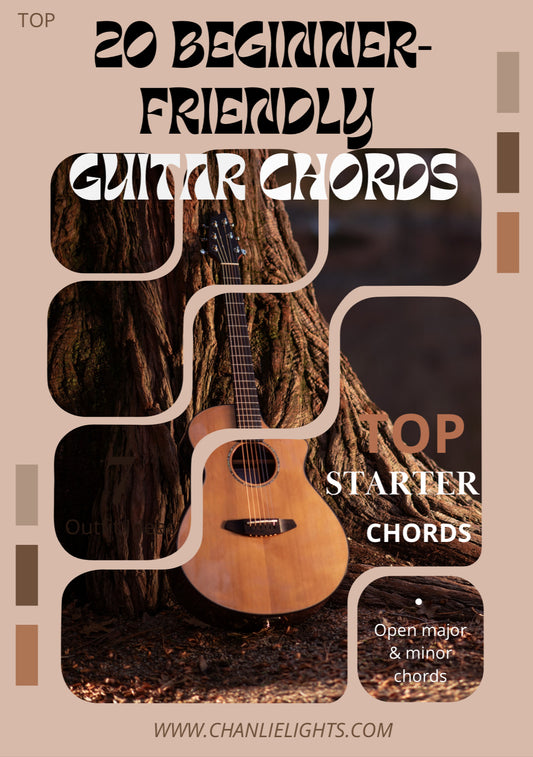 20 Beginner-Friendly Guitar Chords E-Book