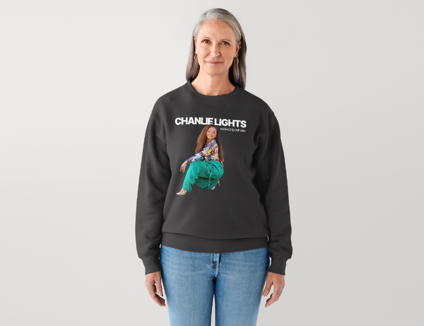 WGWW CHANLIE LIGHTS SWEATSHIRT – Black (Adults)