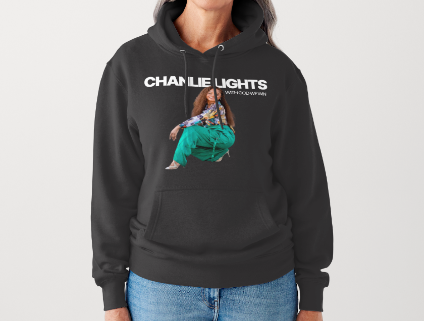 WGWW CHANLIE LIGHTS HOODIE – BLACK (Adults UNISEX)