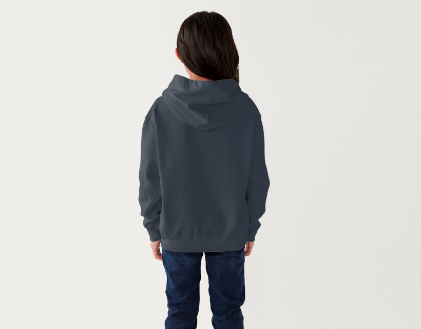 WITH GOD WE WIN Hoodie – NAVY (Youth)