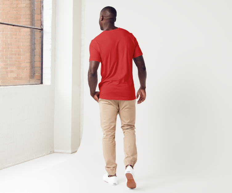 WITH GOD WE WIN TEE – Red (Adults)