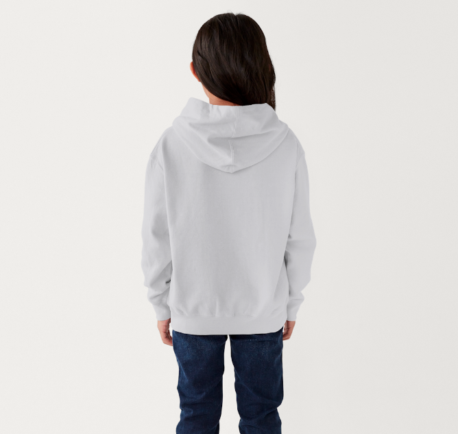 WITH GOD WE WIN Hoodie – GRAY-RED (Youth)